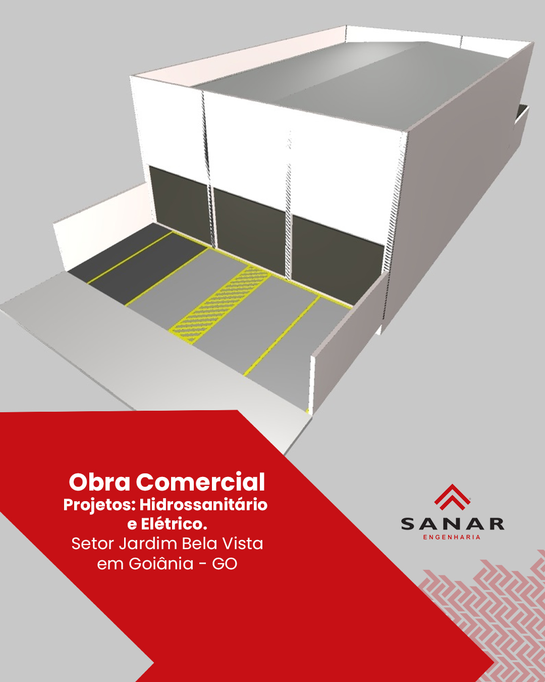 Obra Comercial no Setor Jardim Bela Vista, Goiânia!Com uma área construída de 283,25m², os proje (1)
